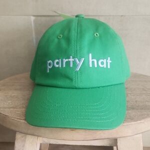 Vibrant Green Party Hat Cap